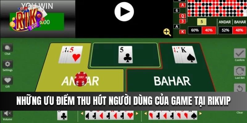 Những ưu điểm thu hút người dùng của game tại Rikvip